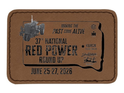 Red Power Round Up 2026 Leather Patch